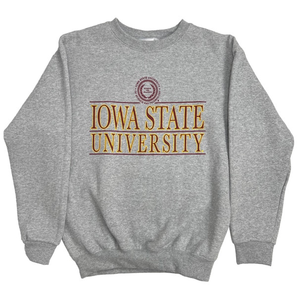 Champion® Youth Iowa State University Heather Gray Crewneck